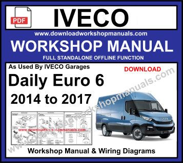 Iveco Euro 6 Service Repair Workshop Manual